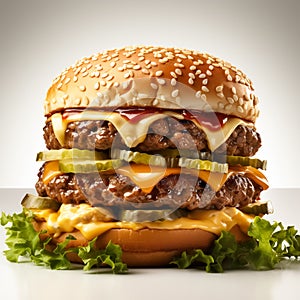 Savor the Flavor - Juicy Gourmet Burger Delight
