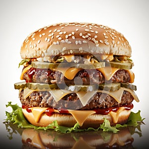 Savor the Flavor - Juicy Gourmet Burger Delight