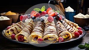 Savor the flavors with a sweet and savory crepe showcase