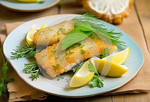 Savoring Lemon and Herb Infused Codfish Delight