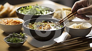 Savoring Simplicity. The Delicate Flavors of Miso Soup. Generative AI