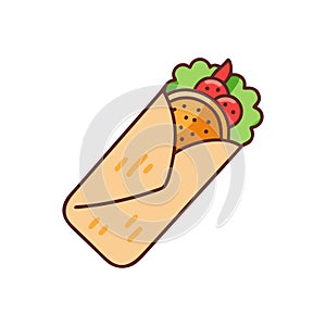 Savory Chicken Shawarma Wrap