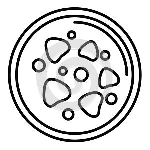 Savory gastronomy icon outline vector. Eat food dish