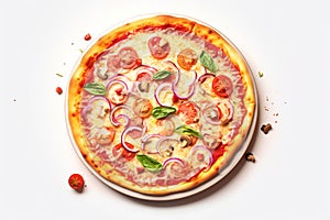 Savory Pizza Pleasure: Tempting Delicacy photo