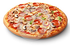 Savory Pizza Pleasure: Tempting Delicacy photo