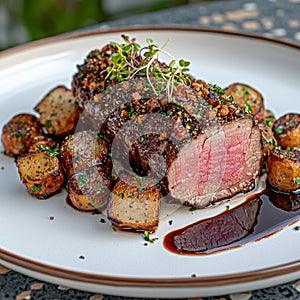 Savory Roast Beef Dish with Vegetables