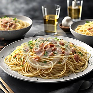 Savory Spaghetti Dish: A Delicious Italian Culinary Masterpiece Awaits You