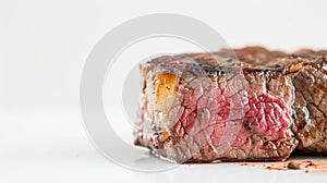 Savory Splendor: Macro Portrait of Dry-Aged Beef Steak