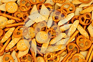 Savoury Pretzel And Cracker Snack Mix