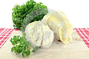 Savoy cabbage roulade