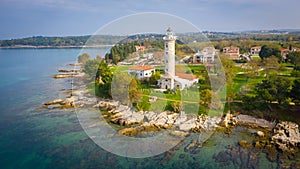 The Savudrija-Salvore lighthouse