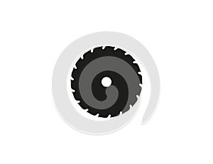 Saw blade, circular blade icon. Vector illustration. flat design