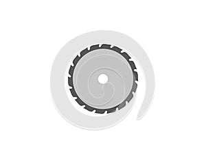 Saw blade, circular blade icon. Vector illustration. flat design