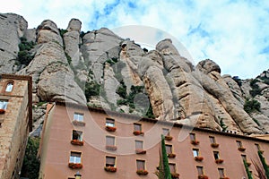Saw gear mountain, Montserrat, Barselona photo