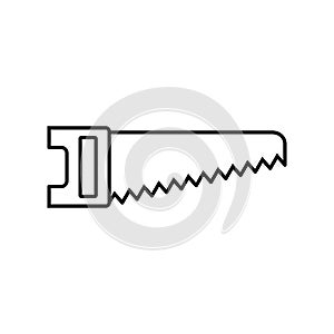 Saw icon Element of building icon for mobile concept and web apps. Thin line saw icon can be used for web and mobile. Premium icon