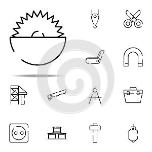 saw, tool for construction icon. construction icons universal set for web and mobile