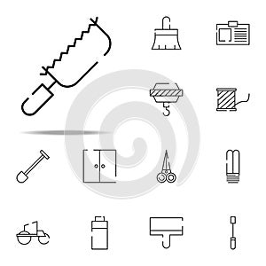 saw, tool for construction icon. construction icons universal set for web and mobile