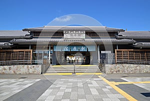 Sawara railway station in Chiba Prefecture