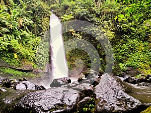 Sawer waterfall Situ gunung, sukabumi, west java, Indonesia