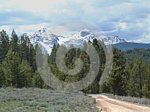 Sawtooth Mountains near Stanley, Idaho C