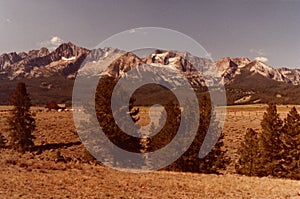 Sawtooth Mountains at Stanley, Idaho