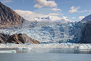 Sawyer glacier in Tracy Arm fjord