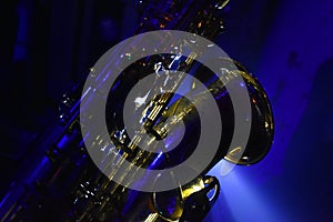 Saxo make blue and blues photo