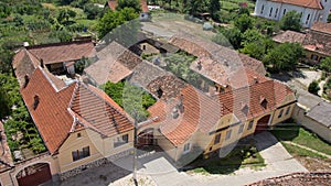 Saxon farm houses of Axente Sever in Romania