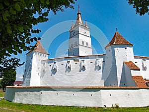 The Saxon fortified Church Harman also known as Honigberg in Transylvania, Romania