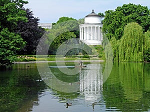 Saxon garden, Warsaw, Poland