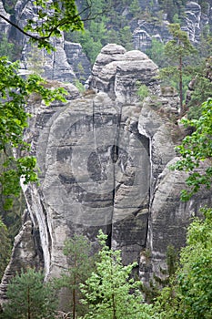 Saxon Switzerland National Park. Germany.