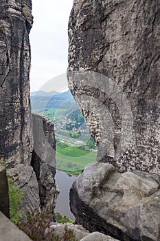 Saxon Switzerland National Park. Germany.