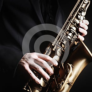 Saxophone alto music instruments