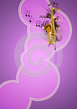 Saxophone backgrund