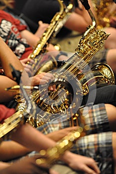 Saxophone class