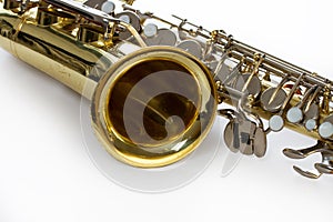 Saxophone close-up