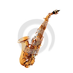 Saxophone - Golden alto saxophone classical