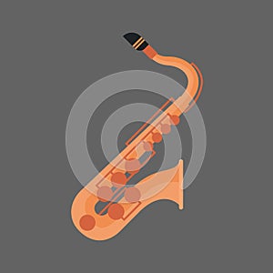 Saxophone Icon Wind Music Instrument Concept