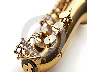 Saxophone Isolated on White