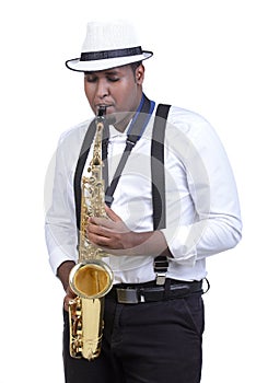 Saxophone player