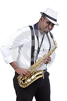 Saxophone player