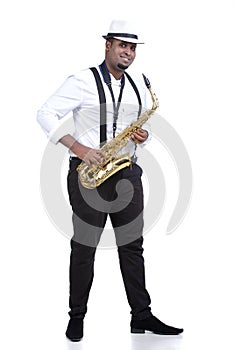 Saxophone player