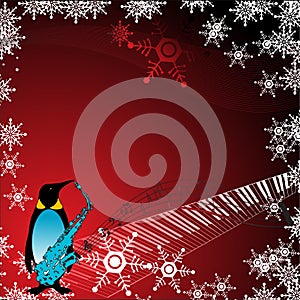 The saxophone player