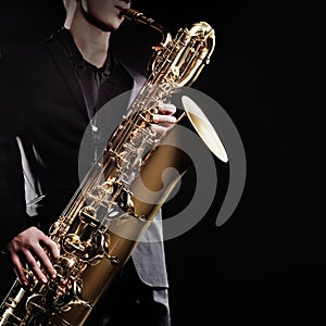 Saxophone music instruments