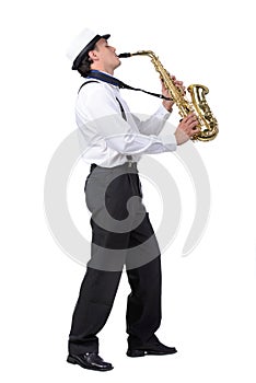 Saxophone player