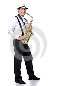 Saxophone player