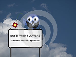 Say it with flowers