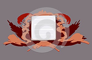 Say hello label card