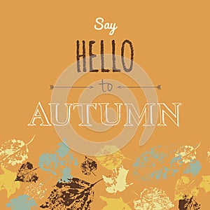 Say Hello to Autumn