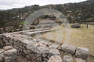 saywite archeological ruins in the andes mountain range sanctuary of the inca culture in abancay, apurimac peru photo